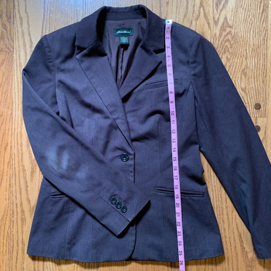 Women's Eddie Bauer Brown Blazer, Size 8